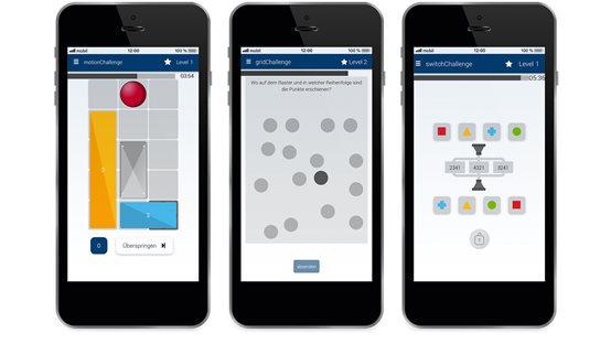 Smartphones mit kongnitiven Fähigkeitstests