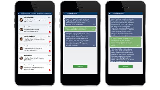 Smartphones mit chatAssess