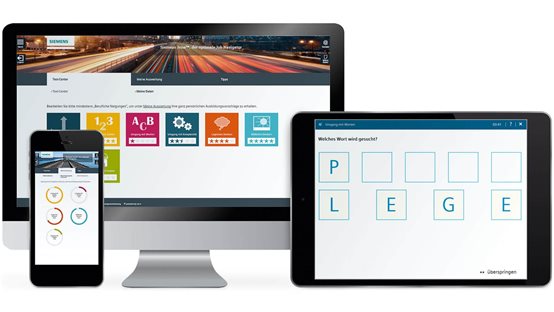Plattform zur Berufsorientierung auf PC Smartphone und Tablet